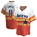Houston Astros #11 Cam Smith Player Rainbow Cooperstown Collection CONTON T-shirt Stitched Jerseys
