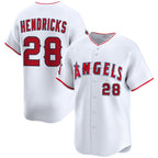 Los Angeles Angels #28 Kyle Hendricks White CONTON 2024 Home Limited Stitched Jersey
