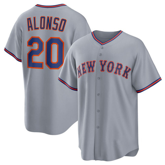 New York Mets #20 Pete Alonso Gray CONTON 2025 Limited Stitched Jersey