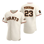 San Francisco Giants #23 Joc Pederson Cream CONTON Flex Base Stitched Jersey