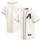 Arizona Diamondbacks Cream CONTON Home Game Blank Player Stitched Jerseys