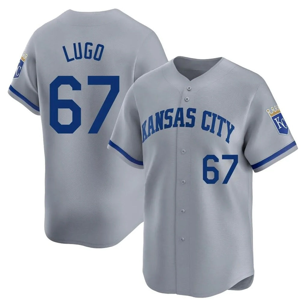 Kansas City Royals #67 Seth Lugo Player Gray CONTON Limited Home Stitched Jerseys