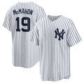 New York Yankees #19 Ryan McMahon White CONTON 2025 Cool Base Stitched Jersey