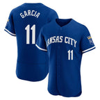 Kansas City Royals #11 Maikel Garcia Player Royal CONTON City Connect Limited Elite Home Game Stitched Jerseys