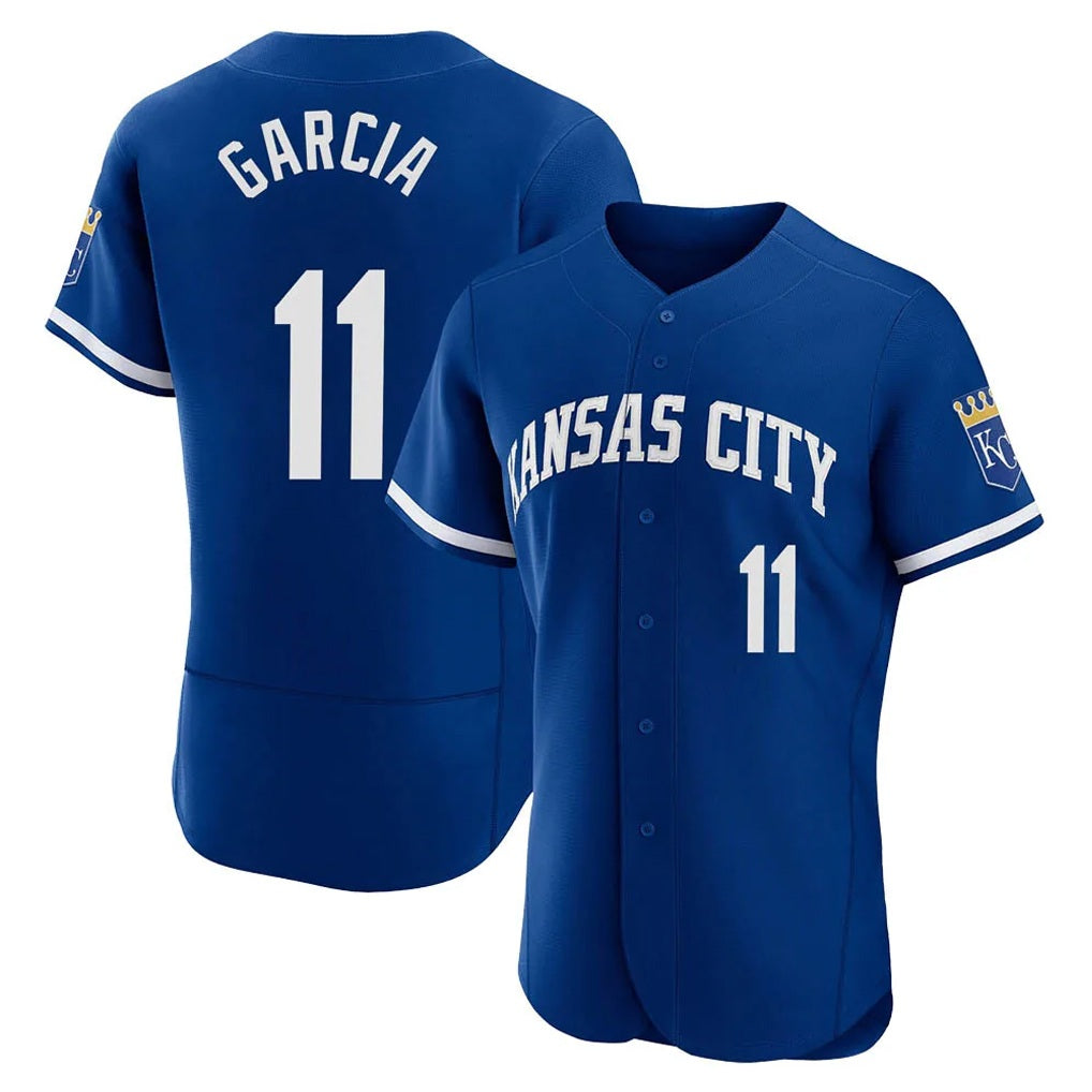 Kansas City Royals #11 Maikel Garcia Player Royal CONTON City Connect Limited Elite Home Game Stitched Jerseys