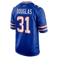 B.Bills #31 Rasul Douglas Royal CONTON Game Jersey