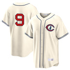 Chicago Cubs #9 Miguel Amaya Player Cream CONTON Field of Dreams Home Game Stitched Jerseys