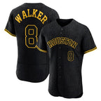 Houston Astros #8 Christian Walker Player Black CONTON Snake Skin City Limited Elite Home Stitched Jerseys
