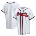 Atlanta Braves White CONTON Home Replica Team Jersey