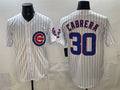 Chicago Cubs #30 Edward Cabrera White CONTON 2026 Cool Base Stitched Jersey