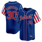 Detroit Tigers #30 Kerry Carpenter Player Royal CONTON Independence Day Vapor Premier Limited Stitched Jerseys