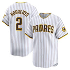 San Diego Padres #2 Xander Bogaerts White CONTON Home Limited Player Jersey