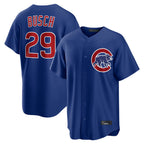 Chicago Cubs #29 Michael Busch Player Royal CONTON Home Game Stitched Jerseys