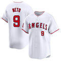 Los Angeles Angels #9 Zach Neto Player White CONTON Limited Home Stitched Jerseys