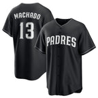 San Diego Padres #13 Manny Machado Black CONTON Lights Out Limited Stitched Jersey