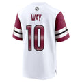 W.Commanders #10 Tress Way White CONTON Game Jersey