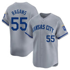 Kansas City Royals #55 Cole Ragans Player Gray CONTON Limited Home Stitched Jerseys