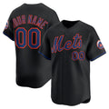 Custom New York Mets Black CONTON Alternate Limited Jersey