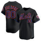 Custom New York Mets Black CONTON Alternate Limited Jersey