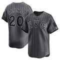New York Mets #20 Pete Alonso Graphite CONTON 2024 City Connect Limited Player Jersey