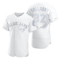 Toronto Blue Jays #32 Roy Halladay White CONTON Flexbase Fashion Jersey