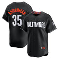 Baltimore Orioles #35 Adley Rutschman Black CONTON City Connect Limited Player Jersey