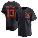 Detroit Tigers #13 Dillon Dingler Player Navy CONTON Home Limited Stitched Jerseys