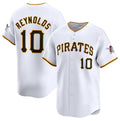 Pittsburgh Pirates #10 Bryan Reynolds White CONTON Home Limited Stitched Jersey