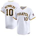 Pittsburgh Pirates #10 Bryan Reynolds White CONTON Home Limited Stitched Jersey