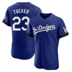 Los Angeles Dodgers #23 Kyle Tucker Player Royal CONTON City Connect Elite Home Stitched Jerseys