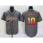 Houston Astros #10 Yuli Gurriel Grey CONTON Gridiron Cool Base Stitched Jersey 1