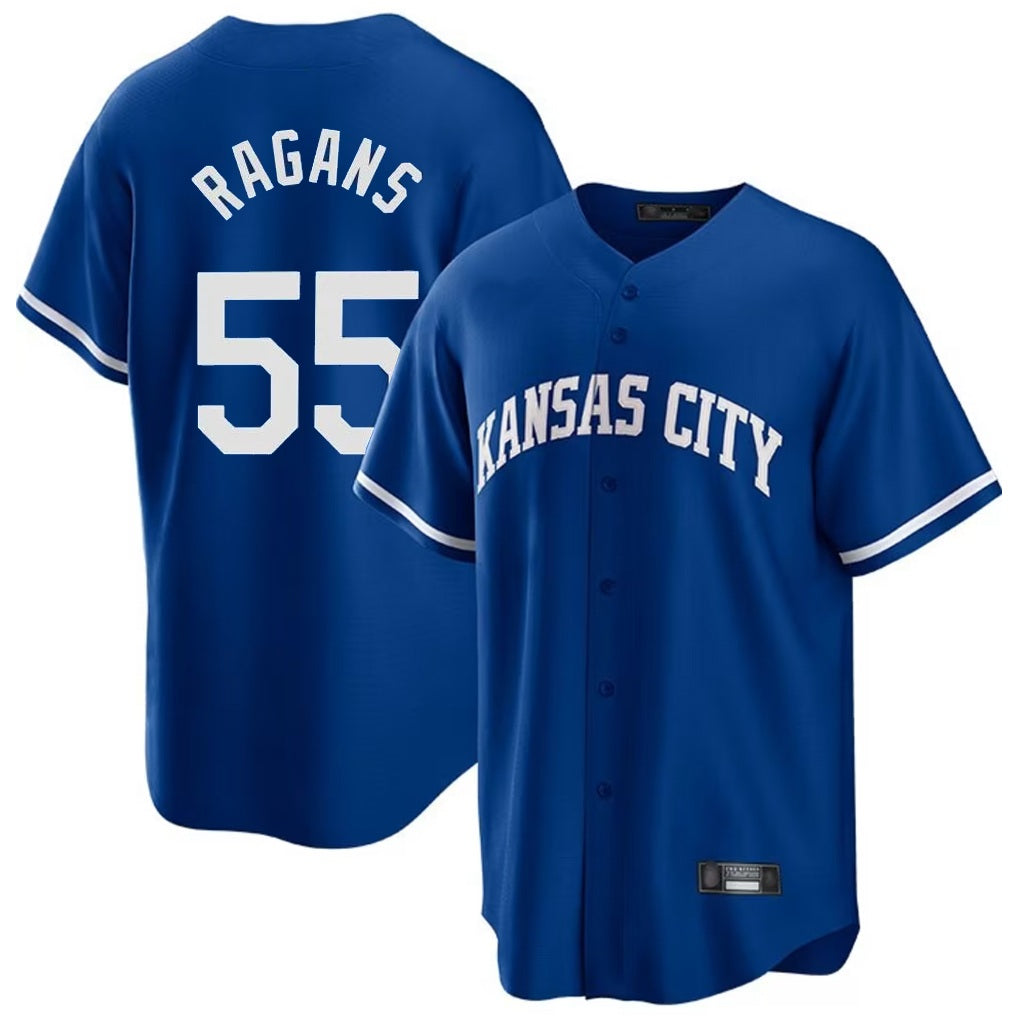 Kansas City Royals #55 Cole Ragans Player Royal CONTON Game Home Stitched Jerseys