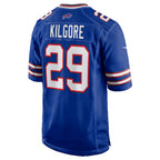 B.Bills #29 Jalon Kilgore Royal CONTON Team Game Jersey