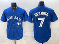 Toronto Blue Jays #7 Kazuma Okamoto Royal CONTON 2026 Cool Base Stitched Jersey