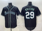 Seattle Mariners #29 Cal Raleigh 2026 Fashion Replica Black CONTON Out Stitched Jersey