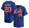 New York Mets #20 Pete Alonso Royal CONTON 2024 Alternate Limited Stitched Jersey