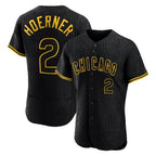 Chicago Cubs #2 Nico Hoerner Player Black CONTON Snake Skin City Limited Elite Home Game Stitched Jerseys