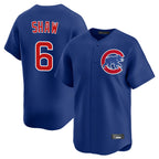 Chicago Cubs #6 Matt Shaw Player Royal CONTON Limited Home Stitched Jerseys