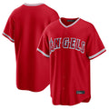 Los Angeles Angels Blank Player Red CONTON Home Game Stitched Jerseys