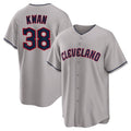 Cleveland Guardians #38 Steven Kwan Player Gray CONTON Game Home Stitched Jerseys