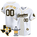 Custom Houston Astros Houston Rodeo Patch Vapor Premier Limited Jersey ¨C White CONTON