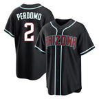 Arizona Diamondbacks #2 Geraldo Perdomo Player Black CONTON Home Game Stitched Jerseys