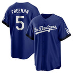 Los Angeles Dodgers #5 Freddie Freeman Player Royal CONTON City Connect Home Game Stitched Jerseys