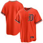 Detroit Tigers Blank Player Orange CONTON Home Game Stitched Jerseys