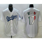 Los Angeles Dodgers #17 Shohei Ohtani Mexico White CONTON Cool Base Stitched Jersey 2