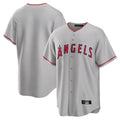 Los Angeles Angels Blank Player Gray CONTON Home Game Stitched Jerseys