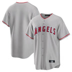 Los Angeles Angels Blank Player Gray CONTON Home Game Stitched Jerseys