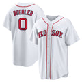 Boston Red Sox #0 Walker Buehler White CONTON Home Replica Jersey