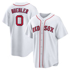 Boston Red Sox #0 Walker Buehler White CONTON Home Replica Jersey