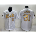 New York Mets #20 Pete Alonso Number White CONTON 2022 All Star Stitched Cool Base Jersey